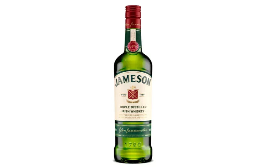 Jameson Embraces Roots with Whiskey Bottle Redesign