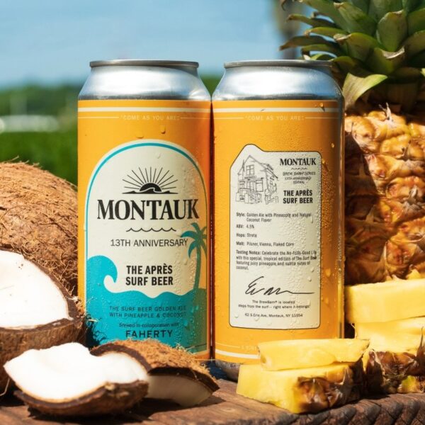Montauk Brewing and Faherty Serve Up Summer in a Can with Après Surf Beer