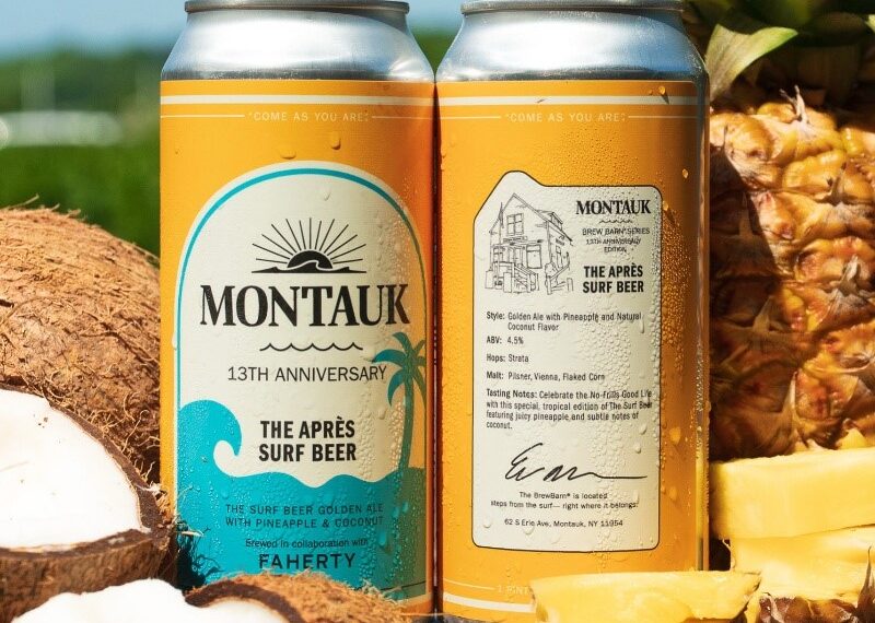 Montauk Brewing and Faherty Serve Up Summer in a Can with Après Surf Beer