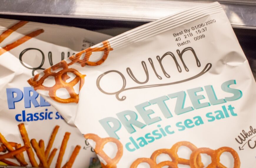 Quinn introduces new look for snack packaging