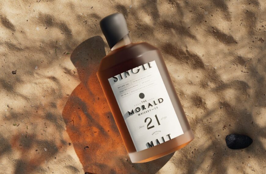 The Morald Whiskey Co. Features a Stripped-Back Label by Marka Works