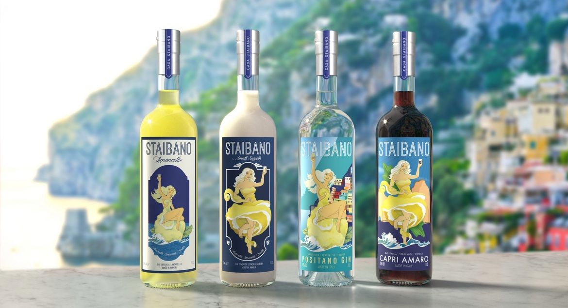 Studio Minerva Bottles the Amalfi Coast for Staibano