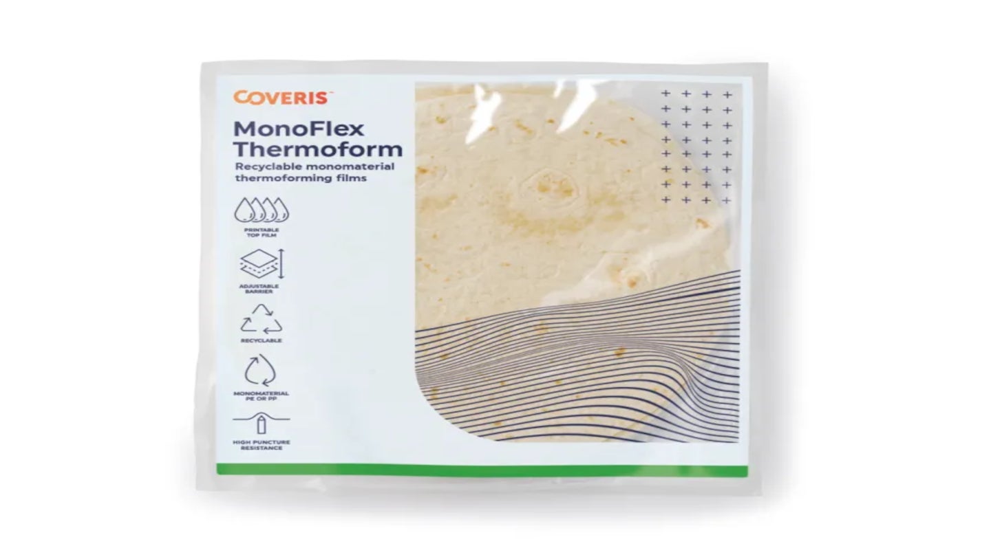 Coveris launches recyclable monomaterial packaging for tortilla wraps