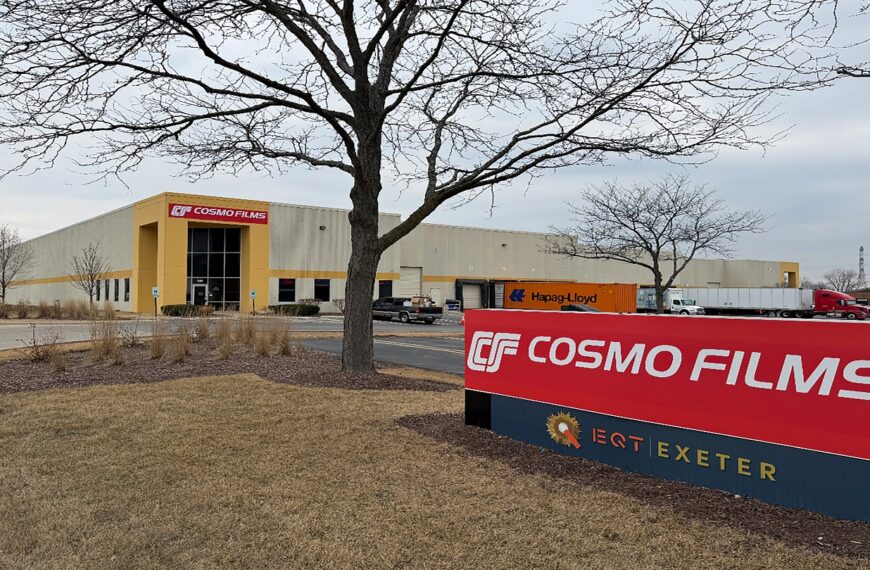 Cosmo Films USA expands North American operations with high-speed slitter rewinder