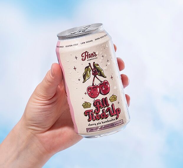All Tied Up Kombucha Gets Its Cherries In a Twist