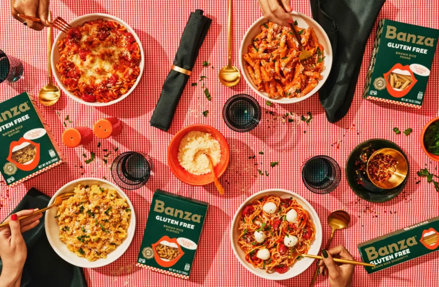 Banza Introduces Brown Rice Pasta In Delightful Green Packaging