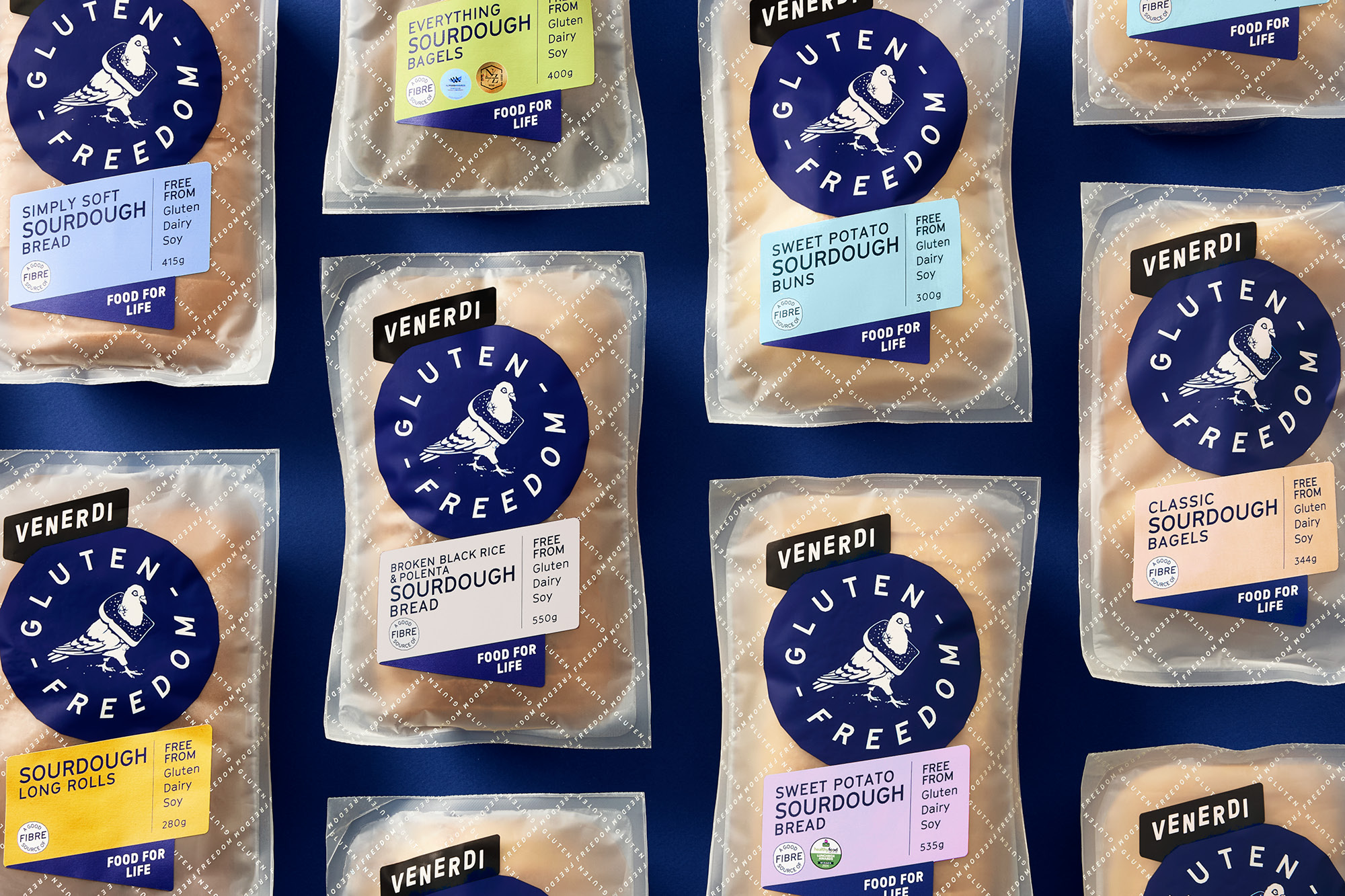 Onfire Design Gives Venerdi Bread a Pigeon-Powered Refresh