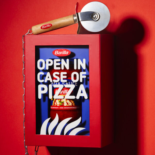 Barilla Couvette Invites You To Break the Glass ‘In Case of Pizza’