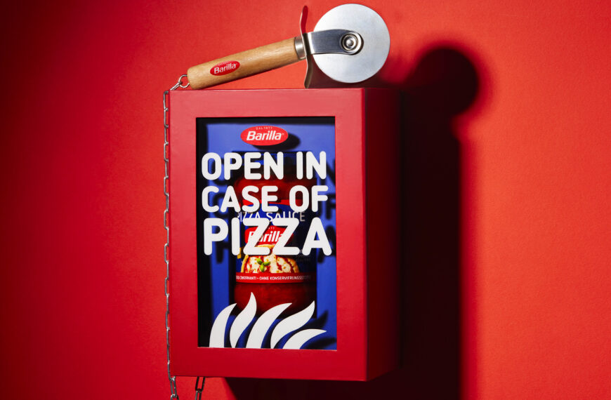 Barilla Couvette Invites You To Break the Glass ‘In Case of Pizza’
