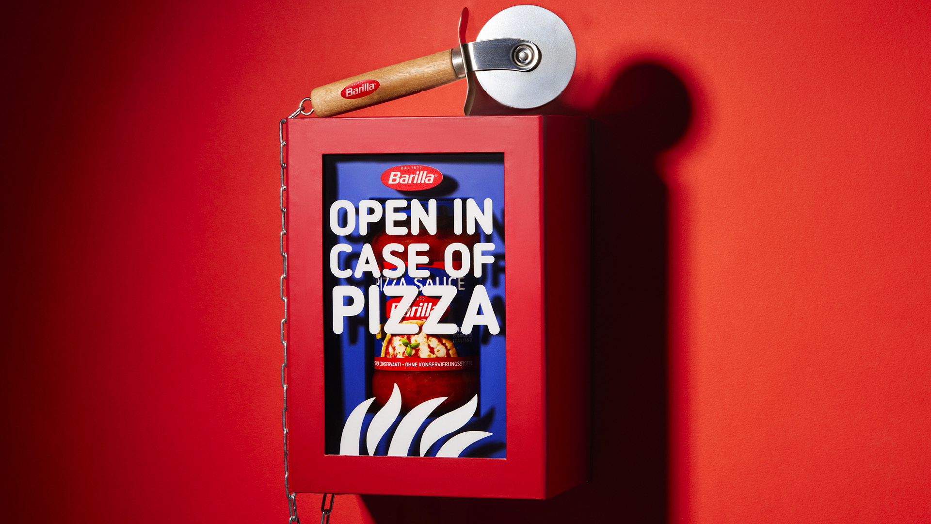 Barilla Couvette Invites You To Break the Glass ‘In Case of Pizza’