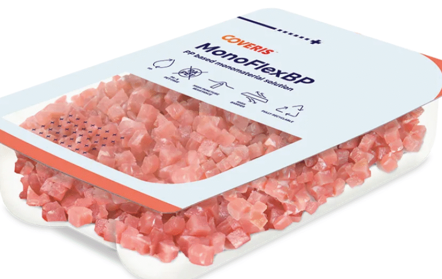 Coveris Introduces Monomaterial Resealable Tray Solution for Refrigerated Foods