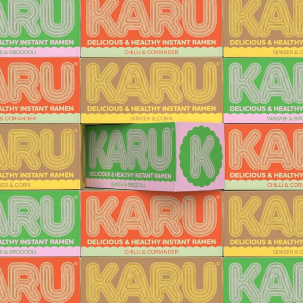 Karu Reimagines Ramen Packaging With Noodle-y Appeal