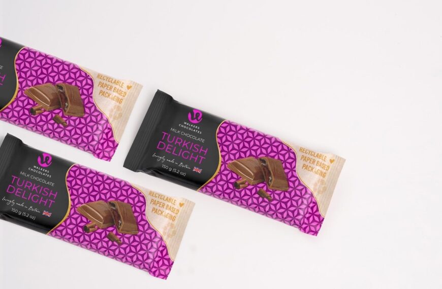 Walkers Chocolates unveils recyclable paper packaging