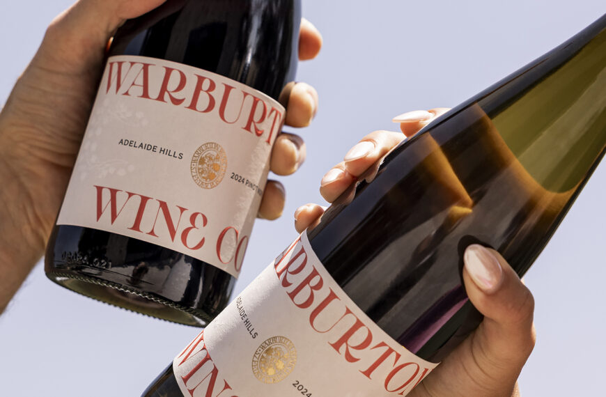 Raise a Glass to Warburton Wine’s Pleasantly Simple Bottle Design