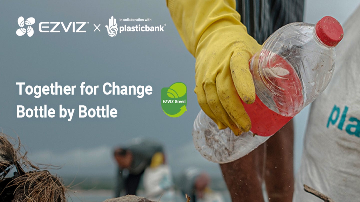 Ezviz partners Plastic Bank to combat plastic pollution