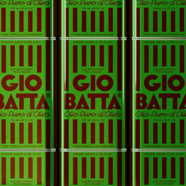 Giobatta Olive Oil Pours On the Stripes