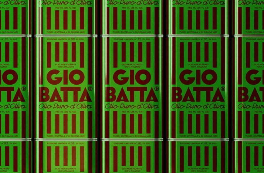 Giobatta Olive Oil Pours On the Stripes