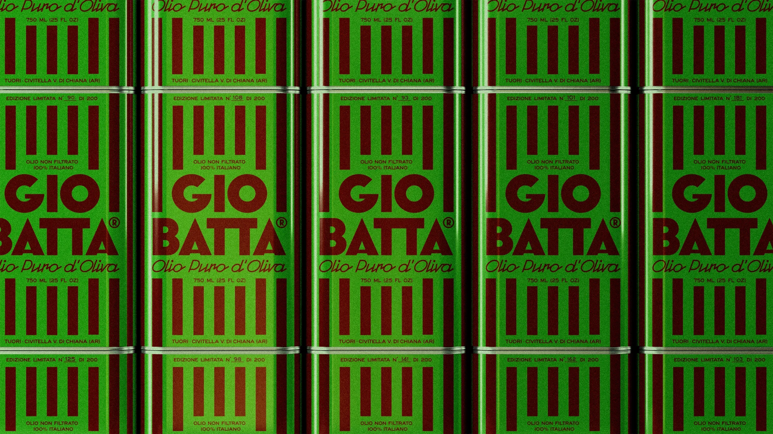 Giobatta Olive Oil Pours On the Stripes