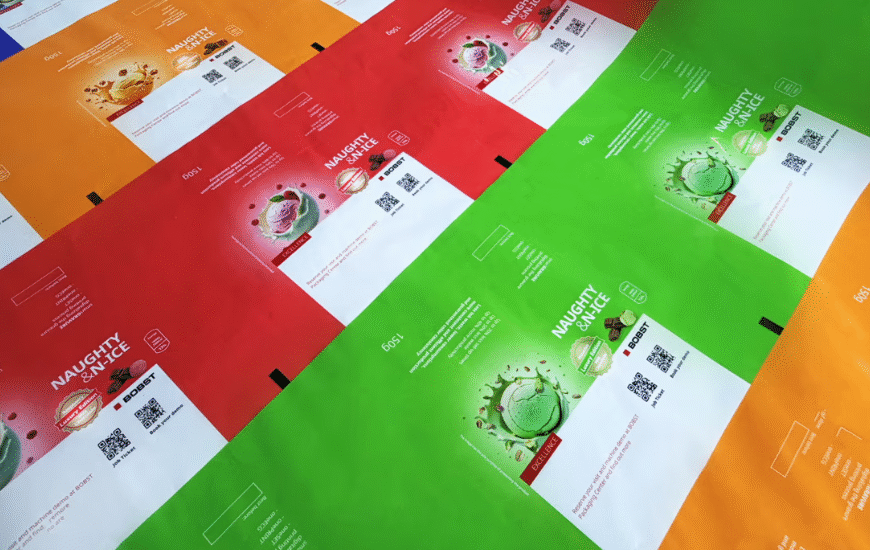 Creating Metallized Colors on Flexible Packaging Using Standard Process Inks