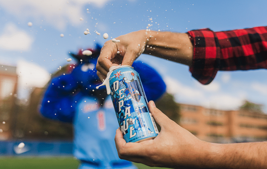 DePaul Athletics Launches Co-Branded Beer Cans with Revolution Brewing