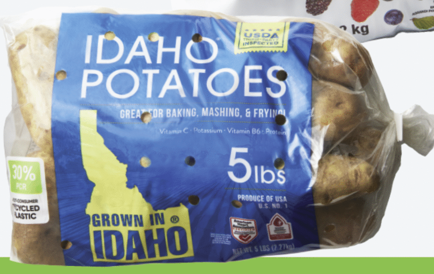 Emerald Packaging Partners with Walmart to Launch PCR Potato Bags