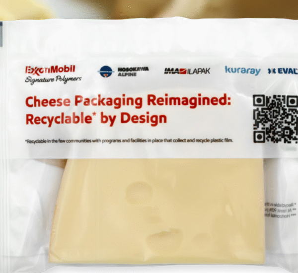 ExxonMobil and Hosokawa Alpine Develop Recyclable PE Pouch for Cheese Packaging