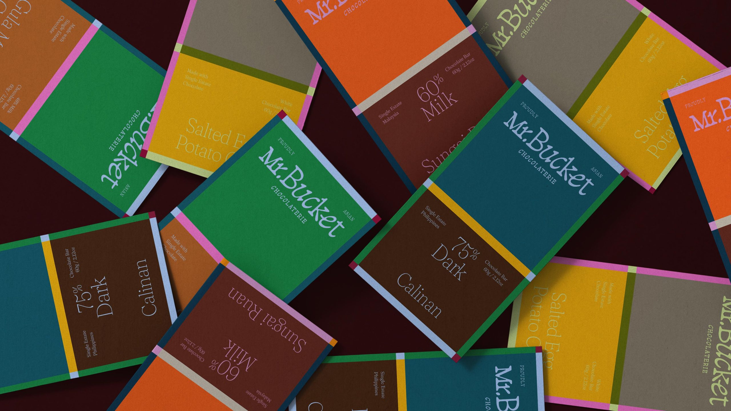 Bar None, Mr. Bucket’s Chocolate Packaging Is a Feast for the Eyes