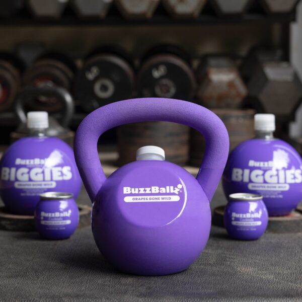 BuzzBallz Delivers ’80s Workout Nostalgia With Kettlebell That Can Hold Booze
