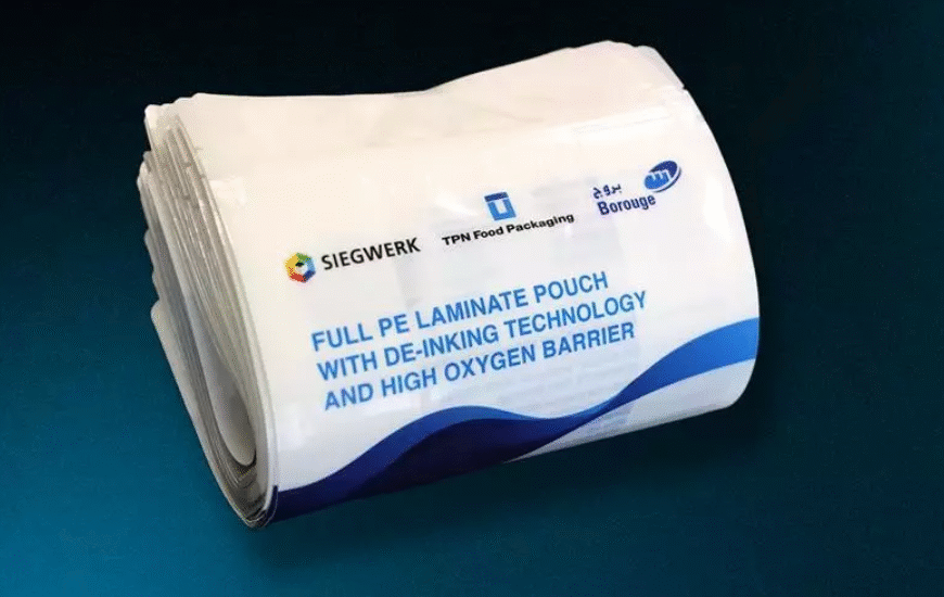 Siegwerk, Borouge and TPN Collaborate on Mono-Material Barrier Stand-Up Pouch