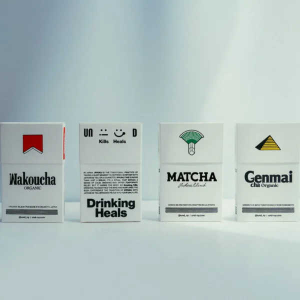 Drinking Heals Turns Tea Into a Minimalist Statement With Ciggy Boxes