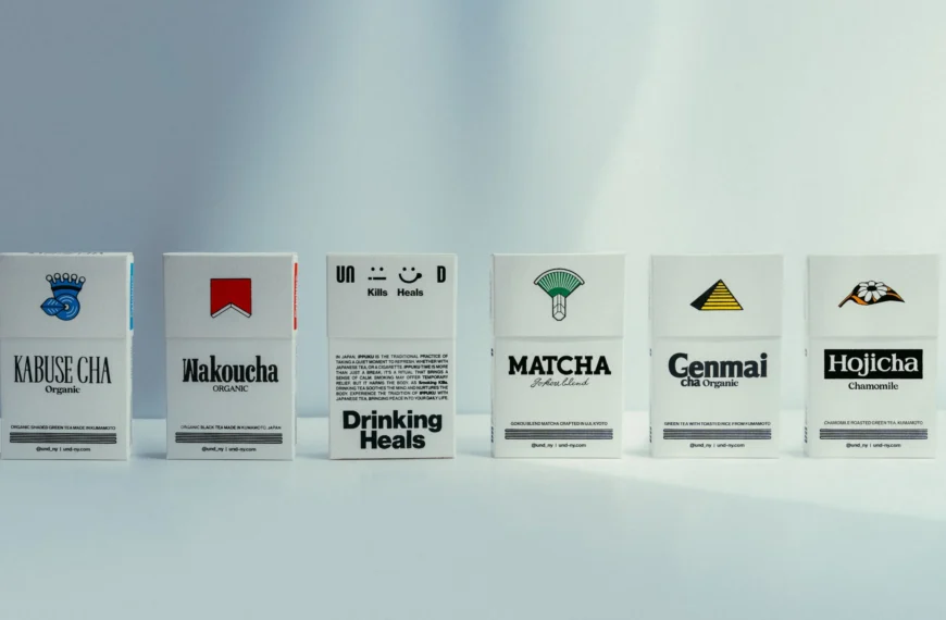 Drinking Heals Turns Tea Into a Minimalist Statement With Ciggy Boxes