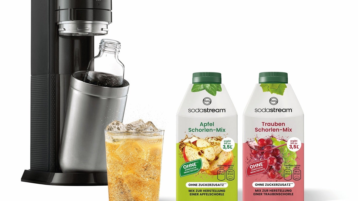 SodaStream adopts SIG Dome carton bottle for Schorlen syrups