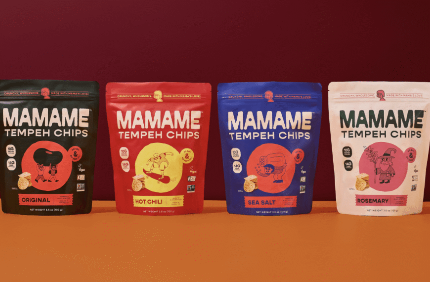 Mamame Chips Serve Up a Snackable Look with Serious Character
