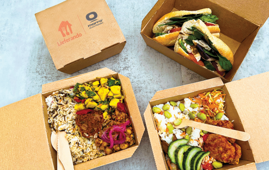 Lieferando Rolls Out Delivery Boxes with Xampla's Morro Coating