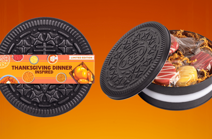 OREO Boxes Up the Flavors of Thanksgiving In an OREO-Shaped Tin