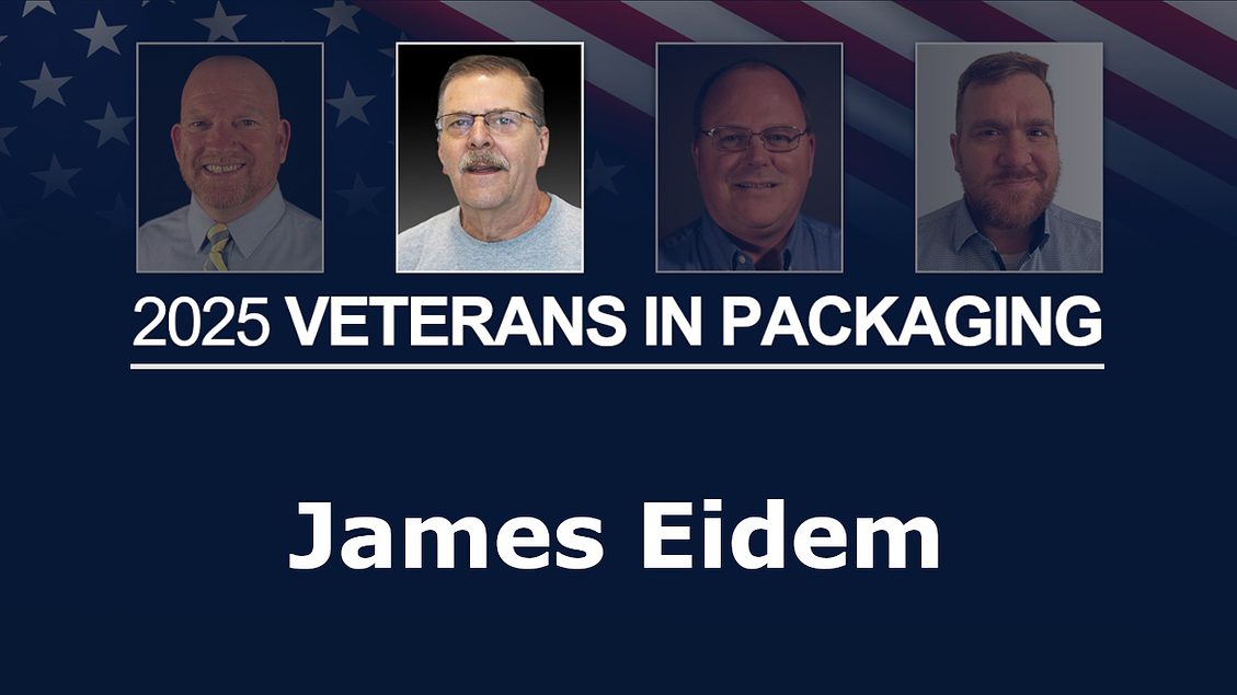Veterans in Packaging: James Eidem, Mechanical Assembler at SOMIC Packaging