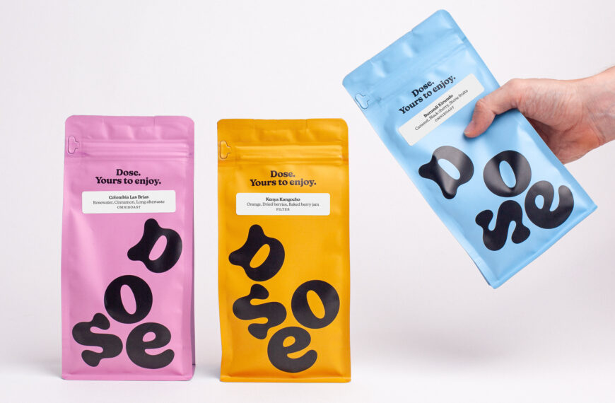 Dose Cafe Serves Fresh Energy with Playful Design
