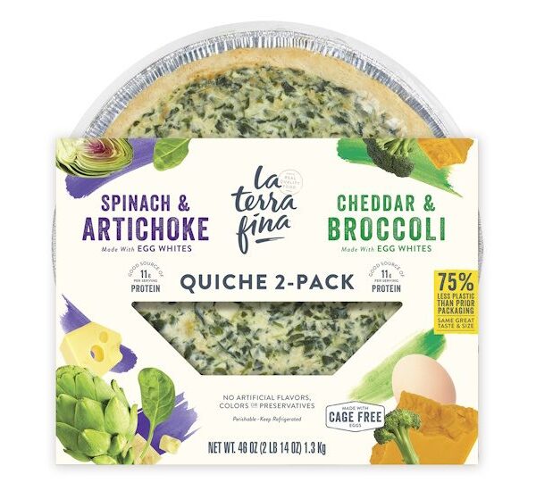La Terra Fina rolls out reduced-plastic packaging for its signature quiches