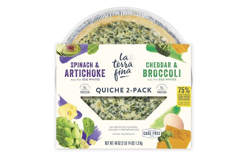 La Terra Fina rolls out reduced-plastic packaging for its signature quiches