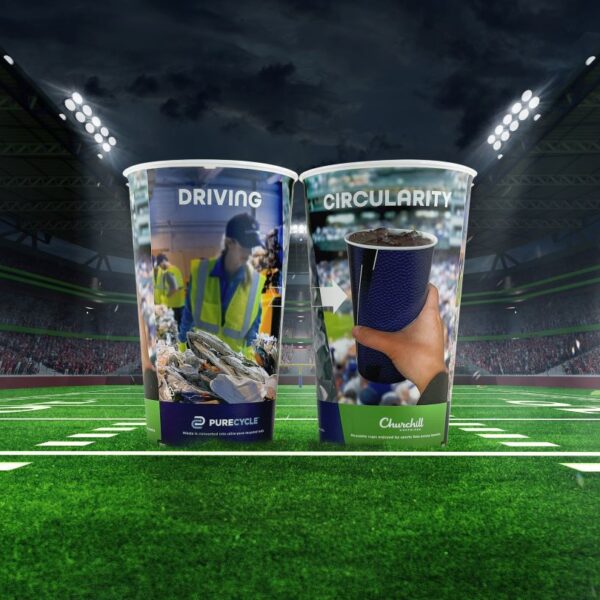 PureCycle resin adopted in new recycled cinema souvenir cup range