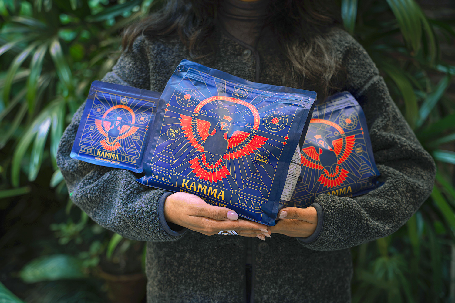 Kamma Himalayan Coffee’s Packaging Takes Flight