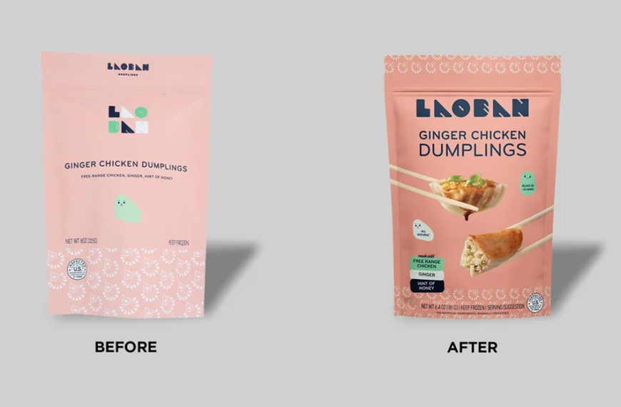 Laoban Sees Success with Packaging Redesign for Frozen Dumplings