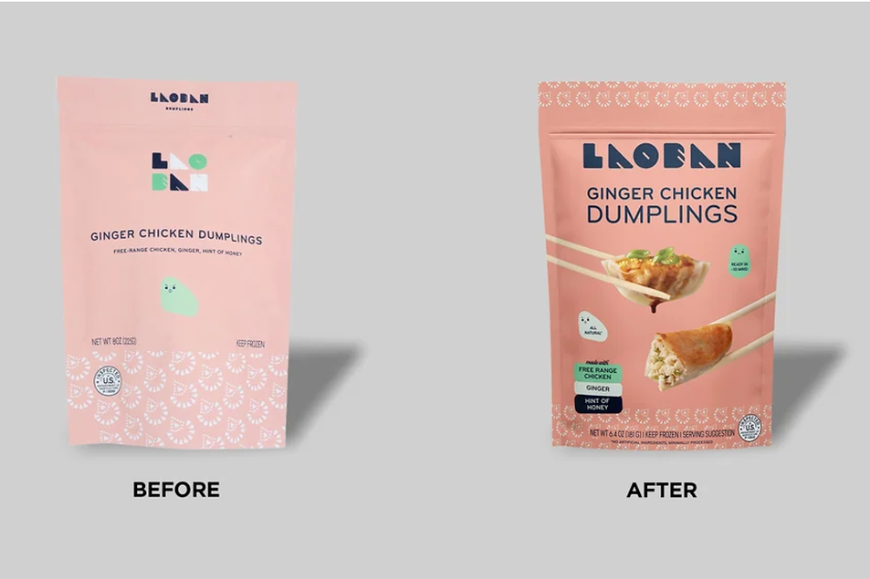 Laoban Sees Success with Packaging Redesign for Frozen Dumplings
