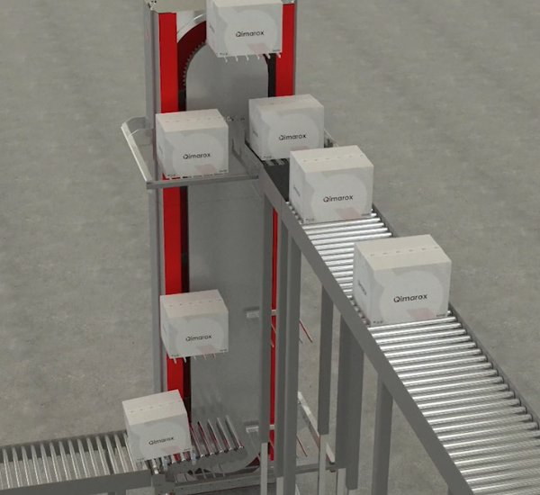 Beverage Manufacturer Sees Success with Qimarox Vertical Conveyor