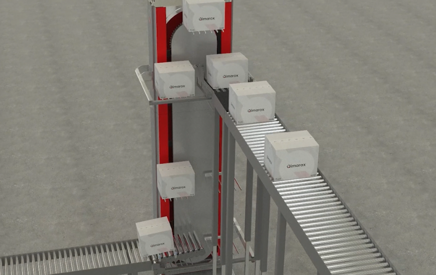 Beverage Manufacturer Sees Success with Qimarox Vertical Conveyor