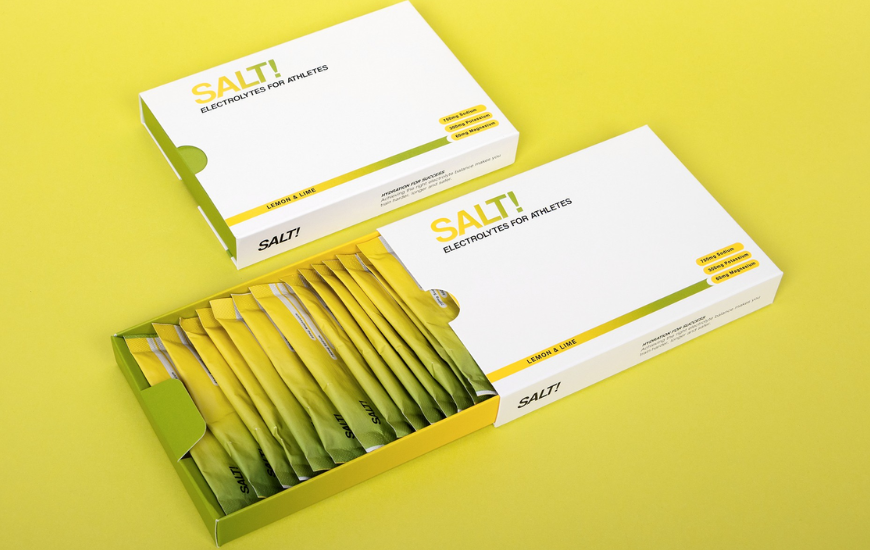 SALT! Supplements Enlists Metsä Board for Stick Sachet Packaging