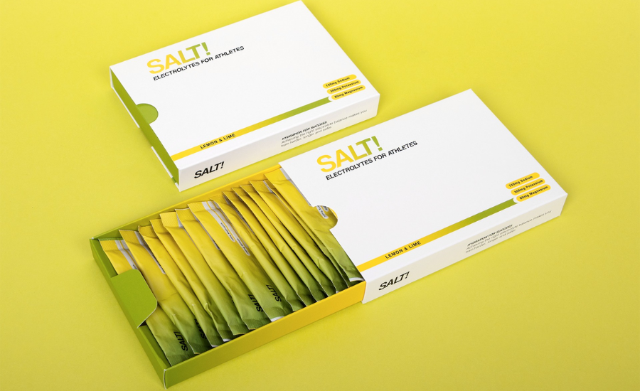 SALT! Supplements Enlists Metsä Board for Stick Sachet Packaging