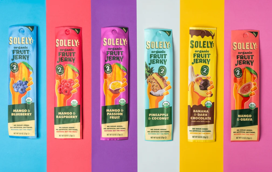 Solely Emphasizes Fruit Focus with Packaging Redesign
