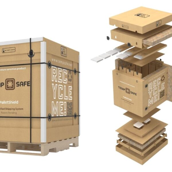 Veritiv unveils fibre-based pallet shipper for biopharma cold chain 