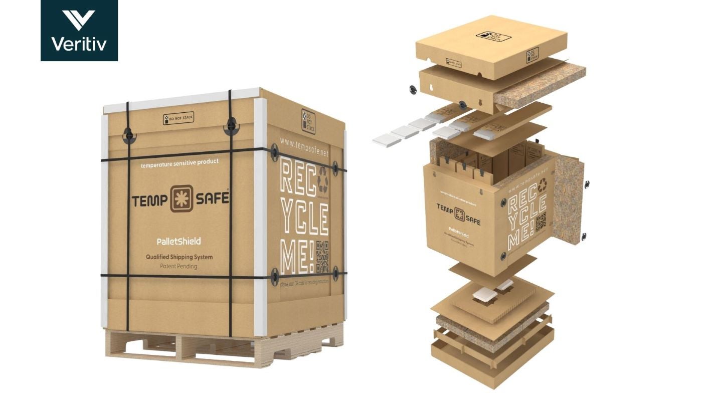 Veritiv unveils fibre-based pallet shipper for biopharma cold chain 